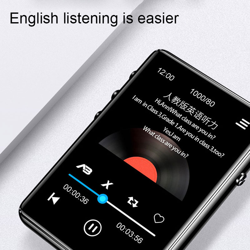 Bluetooth Full Touches Screen MP3 Mp4 Music Player Student Lossless Hifi External MP5 FKU66