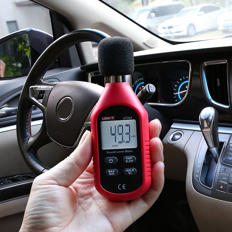 UNI-T Pro Mini Digital Sound Noise Level Meter 30 ~ 130dB Decibel Monitoring Indicator Testers UT353