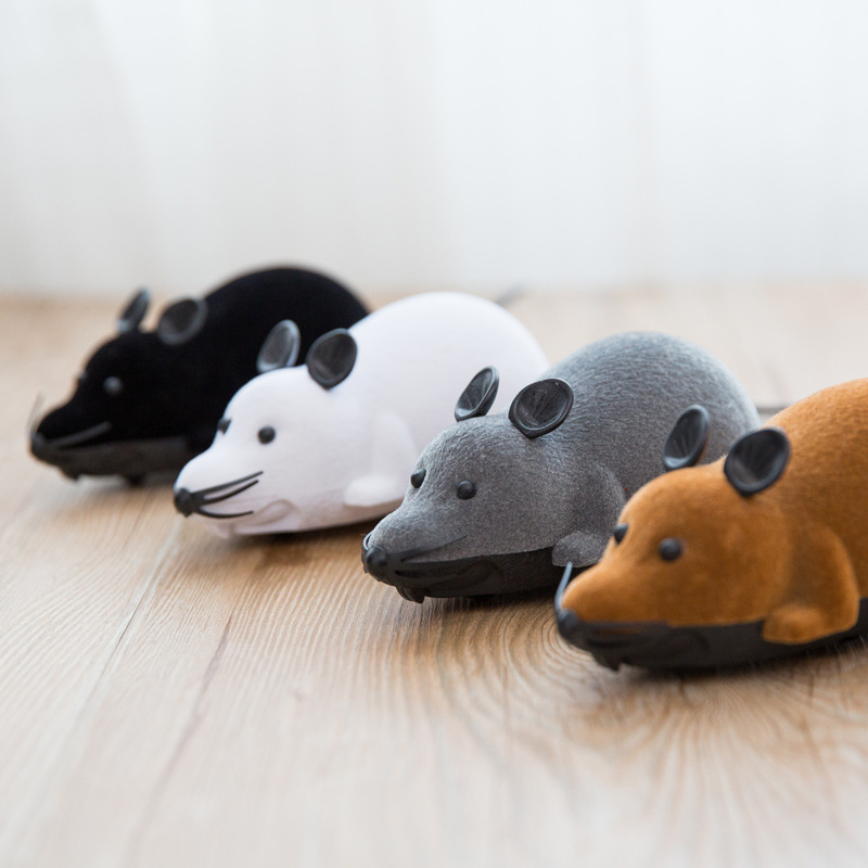 gatto animali domestici telecomando senza fili topo topo giocattolo gatto topo mobile gatto masticare gatto radiocomando a infrarossi