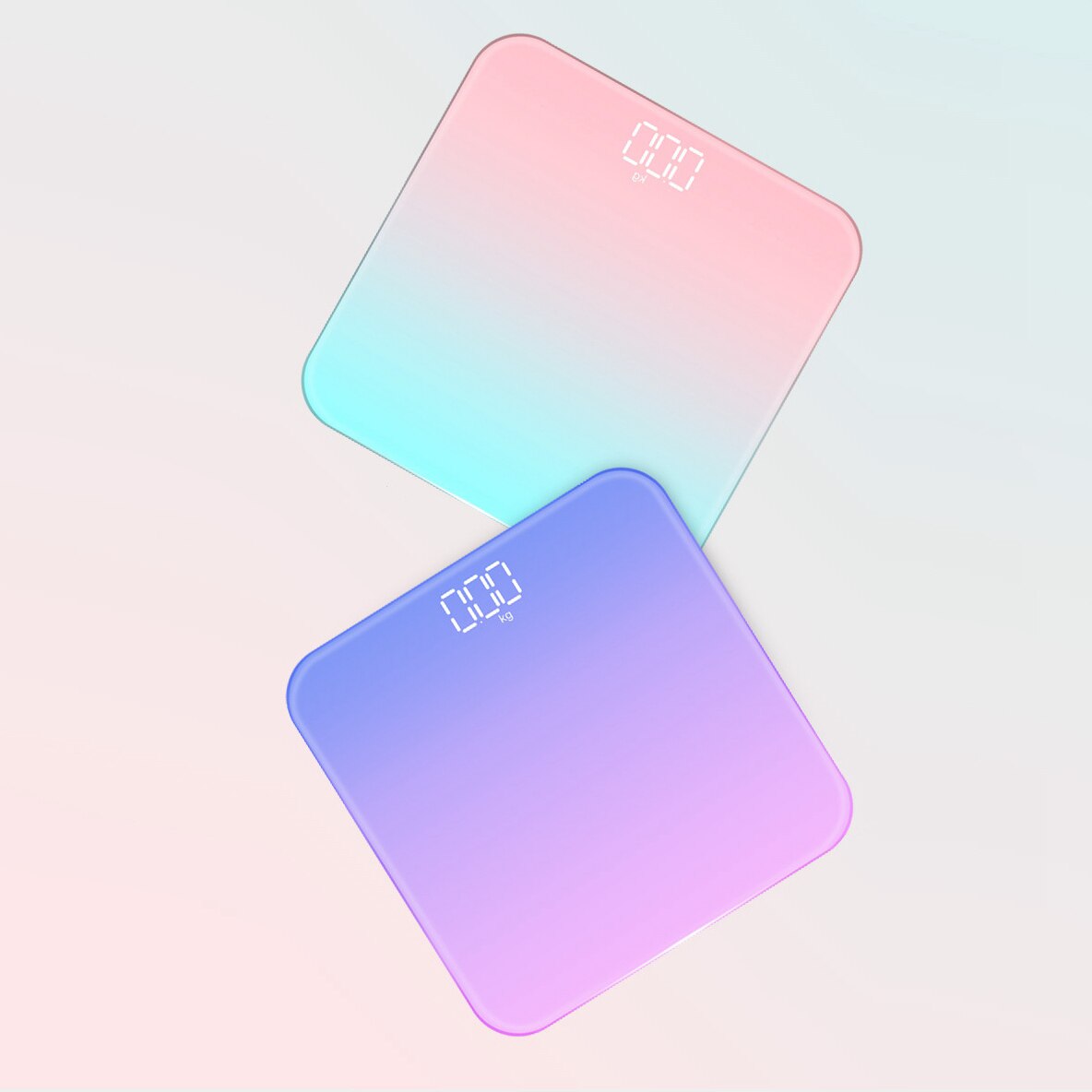 Body Scale Gradient Color Body Weight Scales Bathroom Floor Scales Body Weighing Bath Scale Digital Lcd Smart Electronic