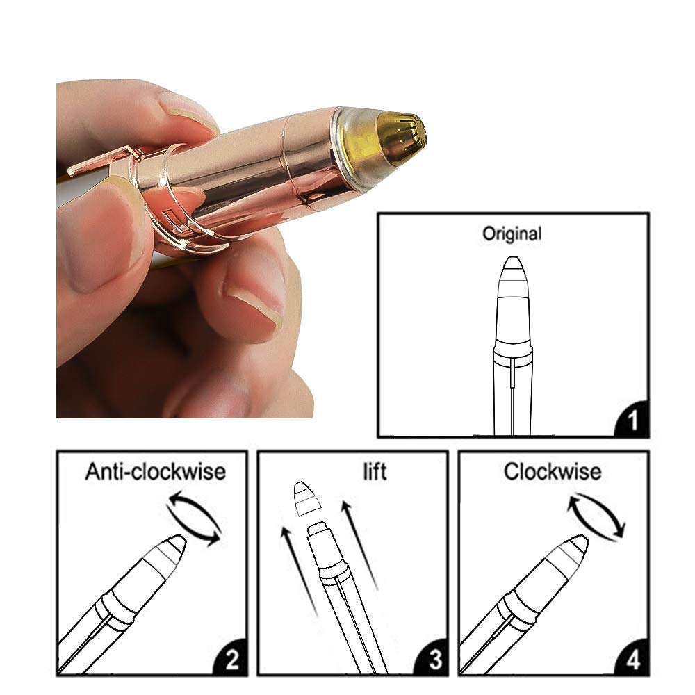Recortador eléctrico de cejas, miniafeitadora de maquillaje para cejas indolora, portátil, utensilio para eliminar el vello Facial, 1 unidad