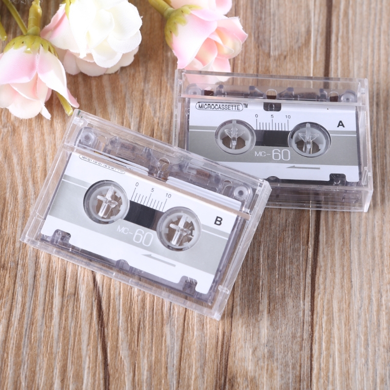 Blank Tape 60 Minutes Auditory Cassette Recorder Tape for Studio Recording Single Pack Empty Tape