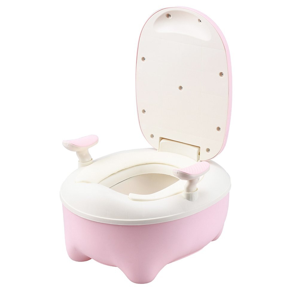 Children's splash-proof urine toilet boy girl baby toddler urinal child toilet seat potty toilet seat: Pink