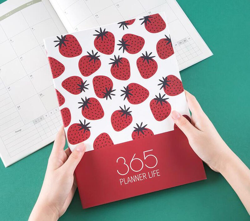 Agenda Planner Organizer A4 Notebook Diary Weekly Monthly Notebook Notepad Journal Travel Handbook