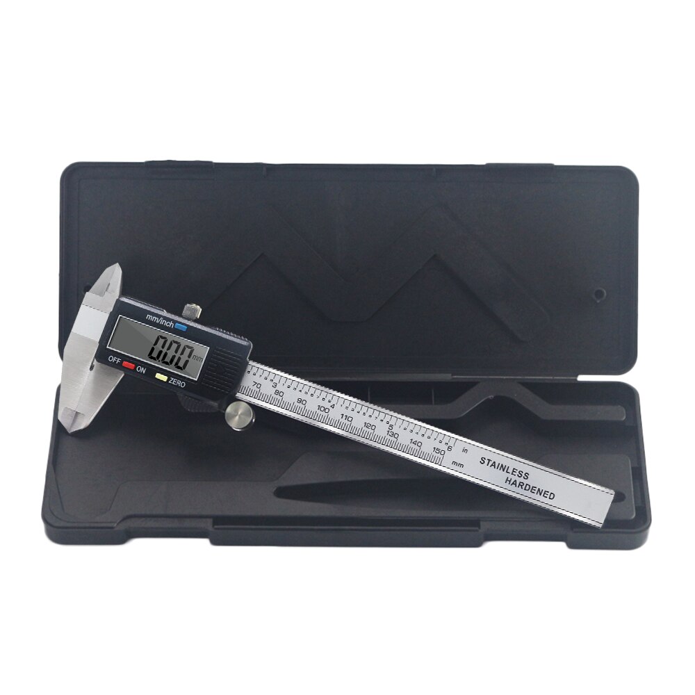 Digital Vernier Caliper 6 Inch 150mm Stainless Steel Electronic Caliper Micrometer Depth Measuring Tools