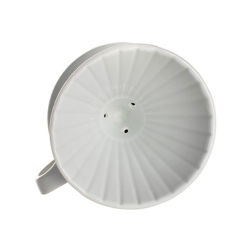 Ceramic Coffee 2-piece Set Large Ceramic Drainage Reusable Coffee Drip Cup V60 Coffee Drip Cup Independent Cup Holder