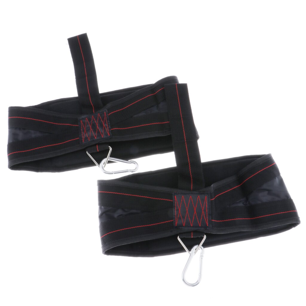 2 Pack Gym Hanging Ab Straps Fitness Abdominal Straps - Comfort & Durable