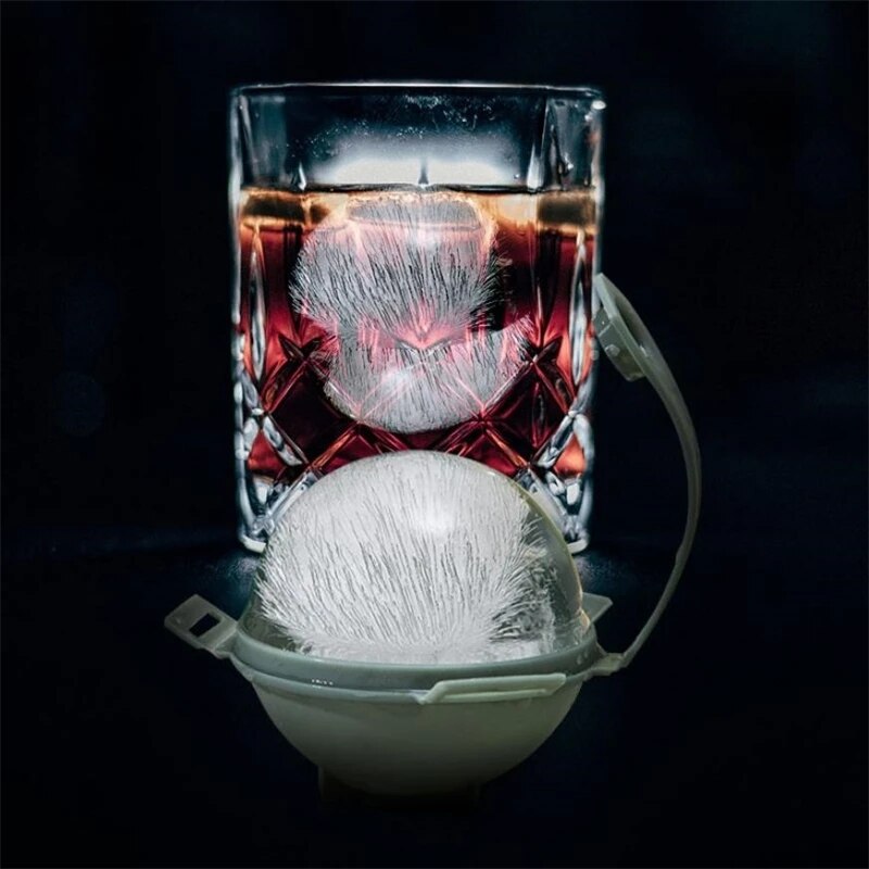 Ice Mould Ice Ball Maker Ice Box Whiskey Cocktail Round Ice Ball Makeing Mold Ice Tray DIY Home Kitchen Bar Party Ice Cream Tool