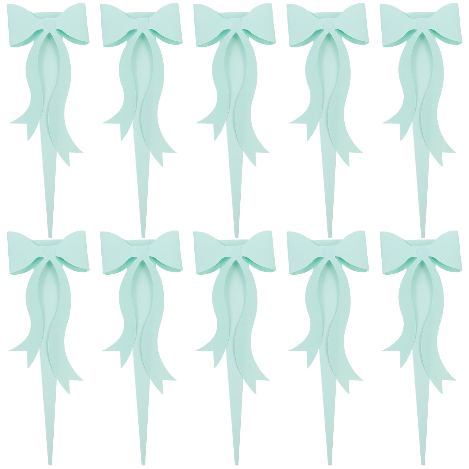 10 Sets Flower Arrangement Packing Box Bouquet Wrapping Box DIY Material for Bouquet: Green