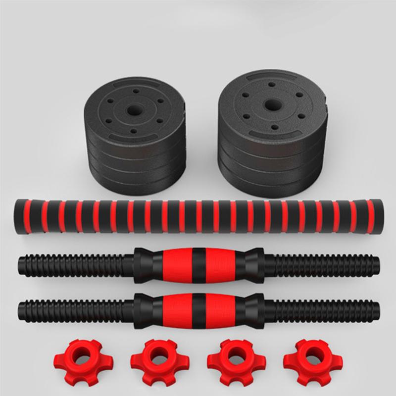 1 paire Fitness haltères détachable haltère bras Muscle formateur ménage exercice fournitures pour maison bureau gymnase noir