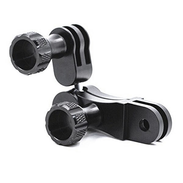 Alumiiniseoksesta valmistettu käsivarsikiinnitys pallonivelteline 360 astetta kääntyvä pyörivä kolmijalka adapteri gopro hero 6/ hero 5 mustalle/hero 4 sessille