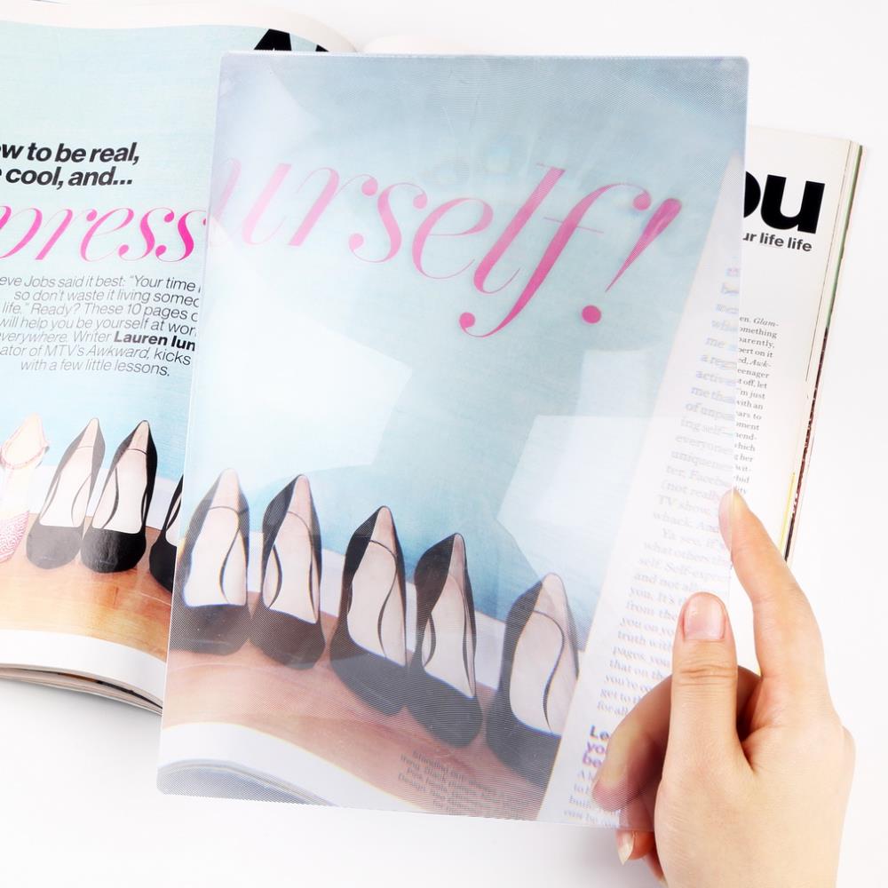 Magnifying Glass 3X Large Sheet A4 Full Page Large Reading Book Reading Lens Magnification Magnifier XL Sheet Fresnel