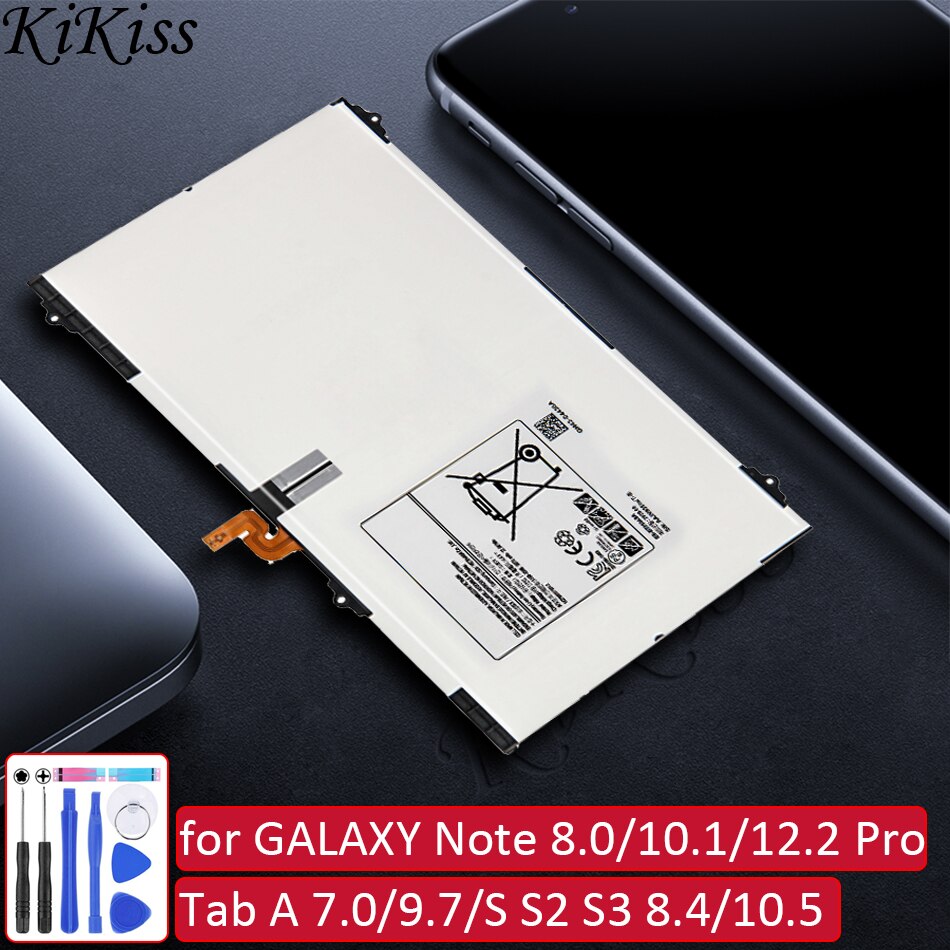 Tablet Battery For Samsung GALAXY Note 8.0 10.1 12.2 Pro/Tab A 7.0 9.7/S S2 S3 8.4 10.5 Edition P605 P607 T520 N8020 T700 T801