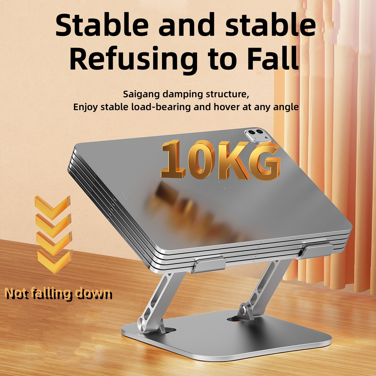 Laptopstandaard, Verstelbare Laptopstandaard Voor Bureau, Aluminium Computerstandaard Draagbaar, Voor Mac Hp Asus Acer Thinkpad Dell Lenovo