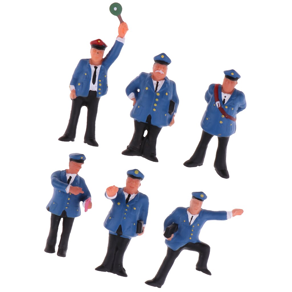 1:87 Train Station Worker Model HO Scale Railroad Layout Railroad Scenery