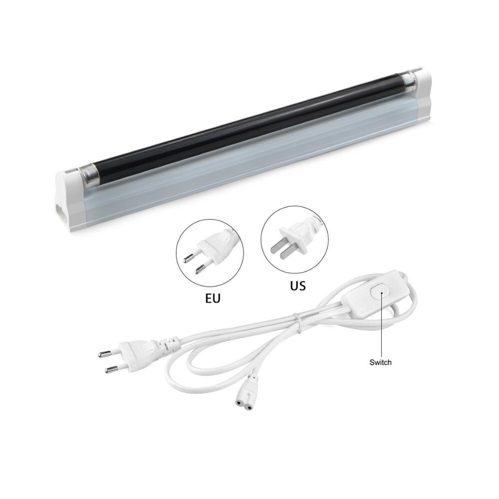 220V 110V UV light Black Light Blue Fluorescent lamp 6W 8W T5 Tube Ultraviole Detection Violet Lighting Party Xmas Stage lamp