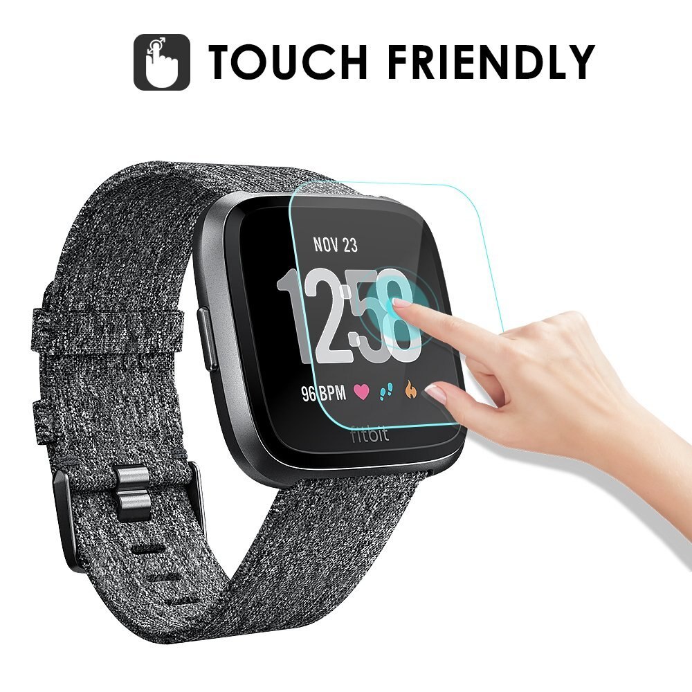 Paquete de 3/6/12 Protector de pantalla de vidrio templado Protector para Fitbit inversa Smart Fitness Watch Tracker Premium