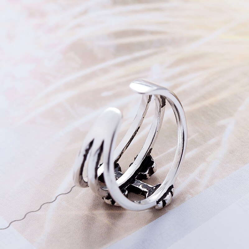 Zomer Strand Open Kruis Ringen Voor Vrouwen Meisjes Verstelbare Finger Ring Charm Sieraden