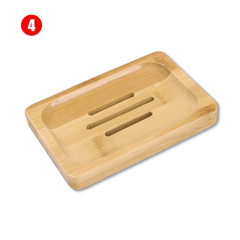 Jabonera de madera con soporte de bandeja de jabón, plato de rejilla para jabón, contenedor portátil para el hogar y el baño HR: 4