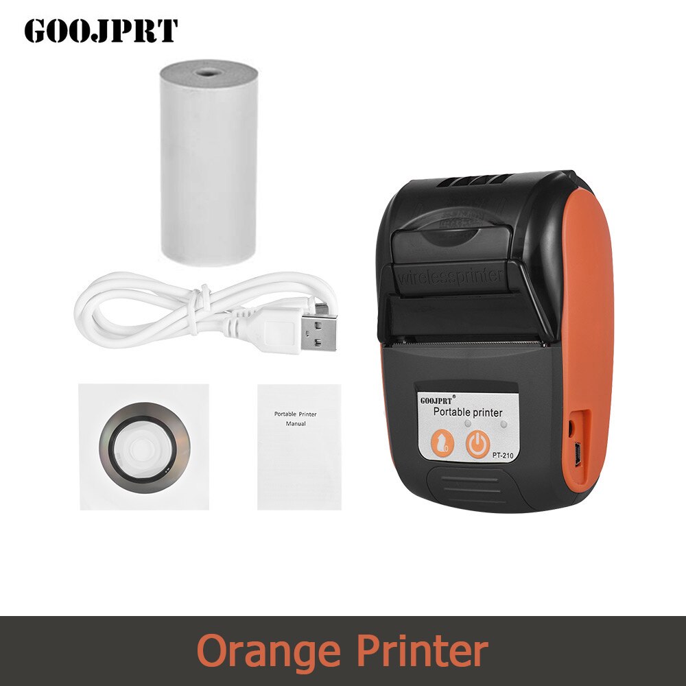 Draadloze Mini 58Mm Printer Draagbare Thermische Printer Bluetooth-Compatibele Telefoon Android Ios Pc Pocket Bill Impresoras: Printer-C-1 Rolls
