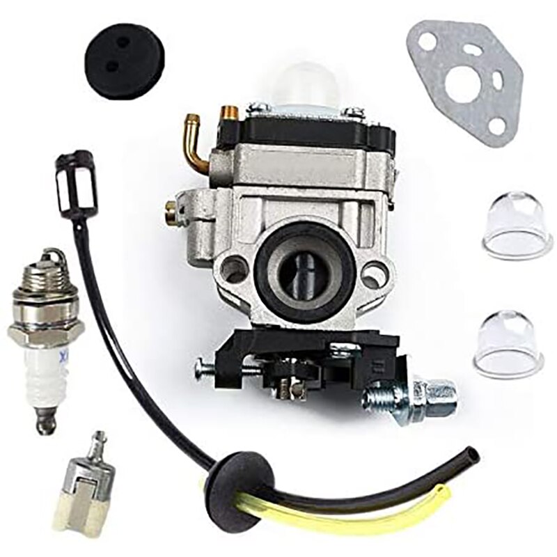 Carburetor for Kawasaki TH23 TH26 TH34 23CC 25CC 26CC 33CC 35CC Spark Plug Kit Replace