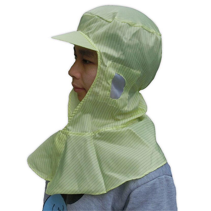 Anti Static Protection Dust Head Cover Painting Electronics Food Factory Hat Cleanroom Workshop Laboratory Protective Shawl Hat