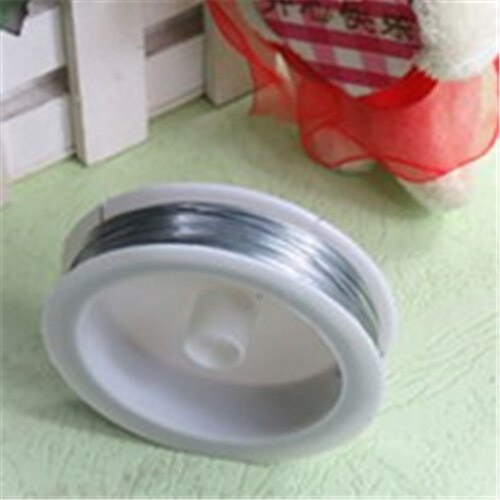 1 rollo de alambre de hierro fino de Color para manualidades, Materiales de encuadernación, modelo de accesorios de amarre, fabricación de flores, alambre de hierro Floral