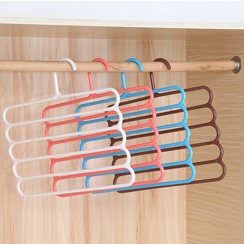Multilayer Kleerhanger Broek Hanger Doek Rack Multi-purpose Opslag Sjaal Tie Ruimtebesparend Kleerhanger Kleerhangers