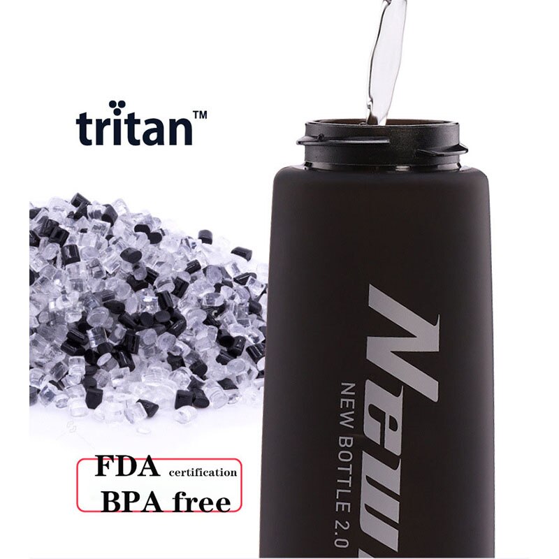 Tritan plastic water bottle for drinking sports Waterbottle with straw portable Drinkware bottle 750ml 600ml Leakproof BPA free