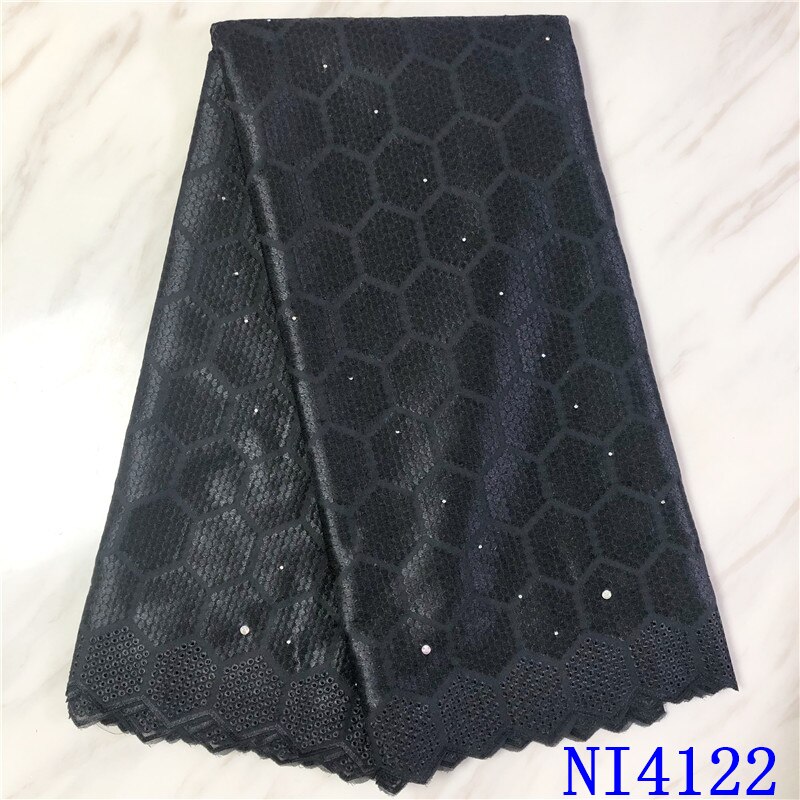 Suisse Voile coton dentelle tissu Brode africain dentelle tissu suisse Voile dentelle en suisse dubaï dentelle couture: Picture 6
