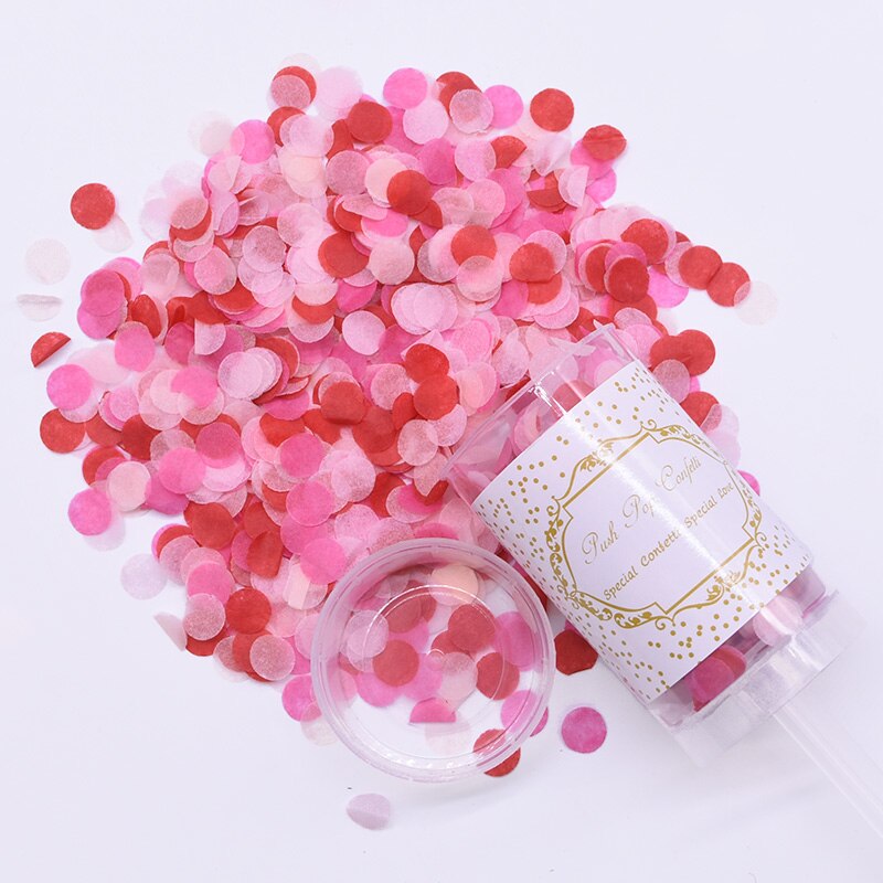 1Pc Blauw/Roze Geslacht Onthullen Party Decoratie Push Pop Confetti Poppers Kanonnen Het Een Jongen Meisje Baby onthullen Feestartikelen: B03
