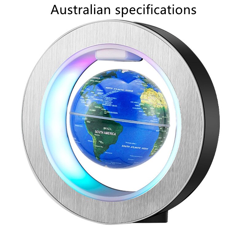 Led Möbel Globe Magnetische Schwebender Globus Licht Welt Karte Rotierenden Nacht Lampe Kinder Neuheit Ball Licht Lampe: Blue D