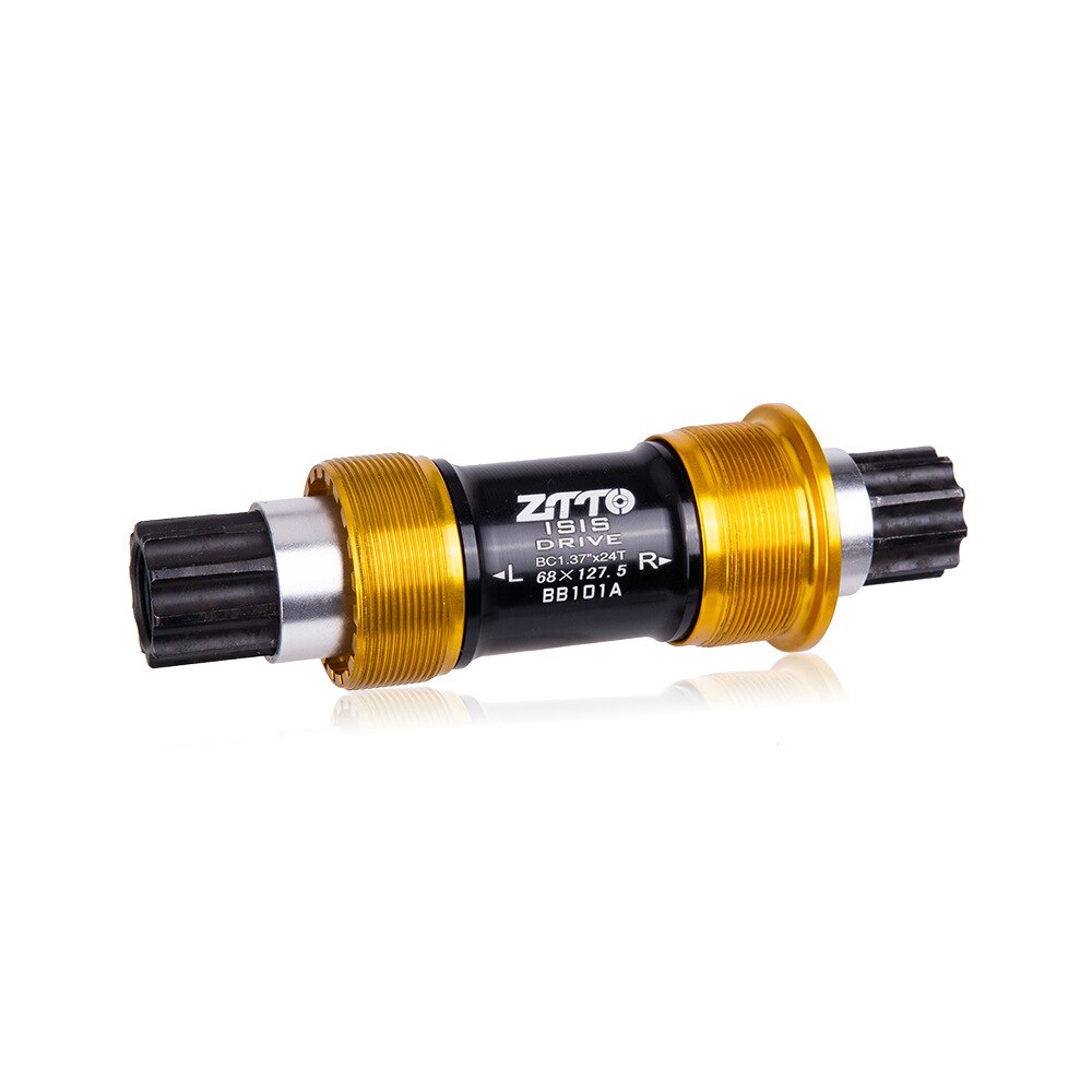 ZTTO Fahrrad Tretlager Prüfung ist 124,5mm 127,5mm BSA68 10 Gewinde BB für BMX Fahrrad Prüfung Stahl Welle BB Spindel Äußehe Lagerbier