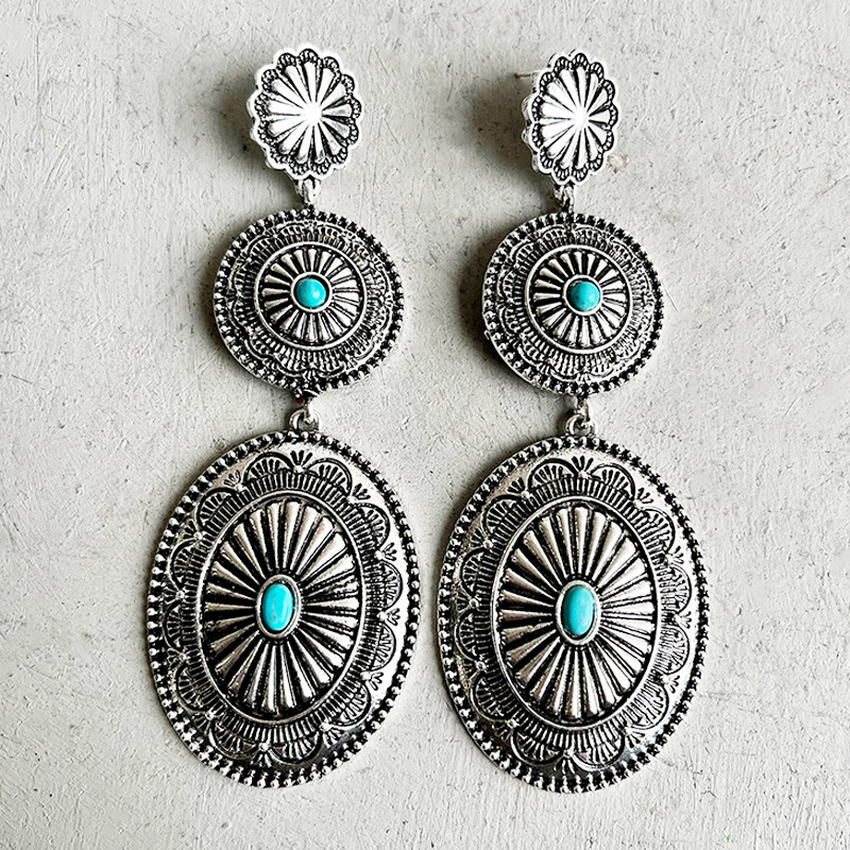 Concho à visser COURONNE ANGE ovale 38x23mm Argent vieilli | Deco Cuir