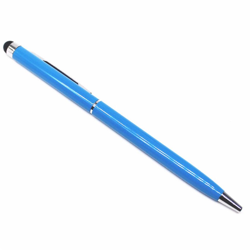 Navy Blue ballpoint pen Originality Metal Touch Pen Touch Screen Stylus Tablet Smart Phone Capacitor Stylus Black ink refill: 10