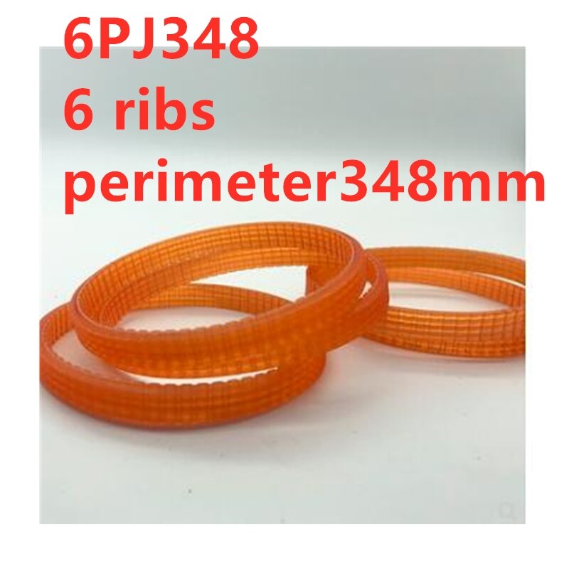 2pcs PU Belt 348J6 Ribbed J348 9401-6PJ348/6 ribs/... – Grandado