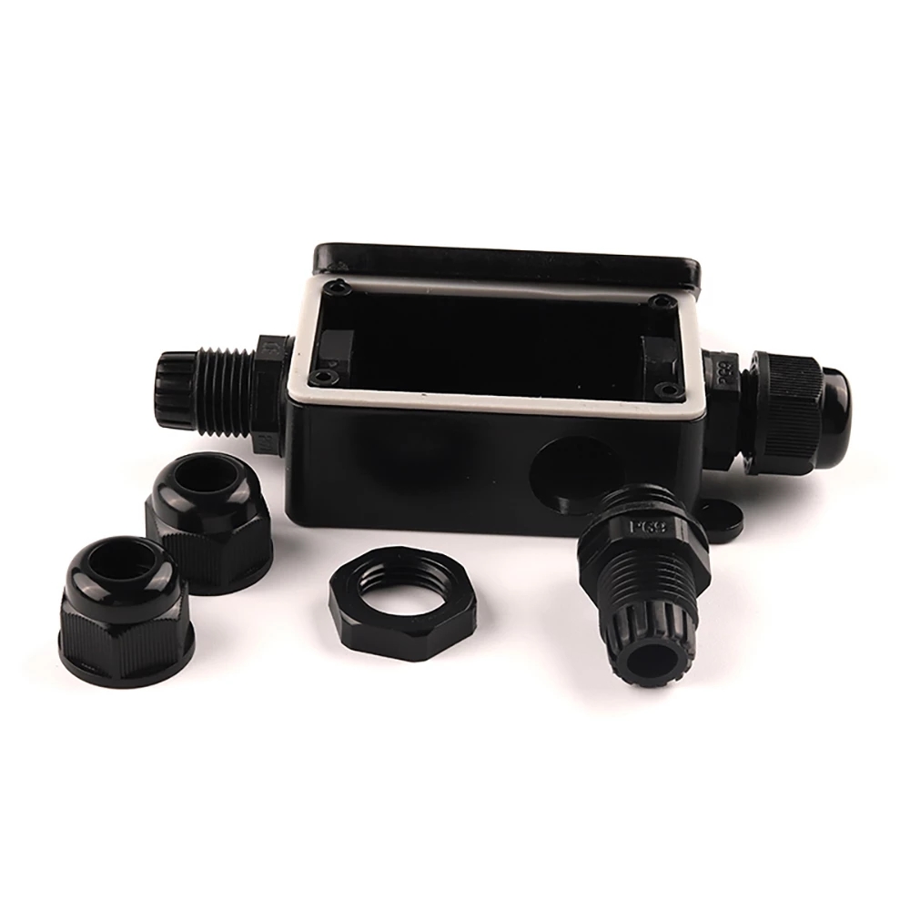 IP66 Electrical Outdoor Waterproof Cable Connector 2/3 Pin Junction Box With Terminal Electrical Wire Connection 41A/450V