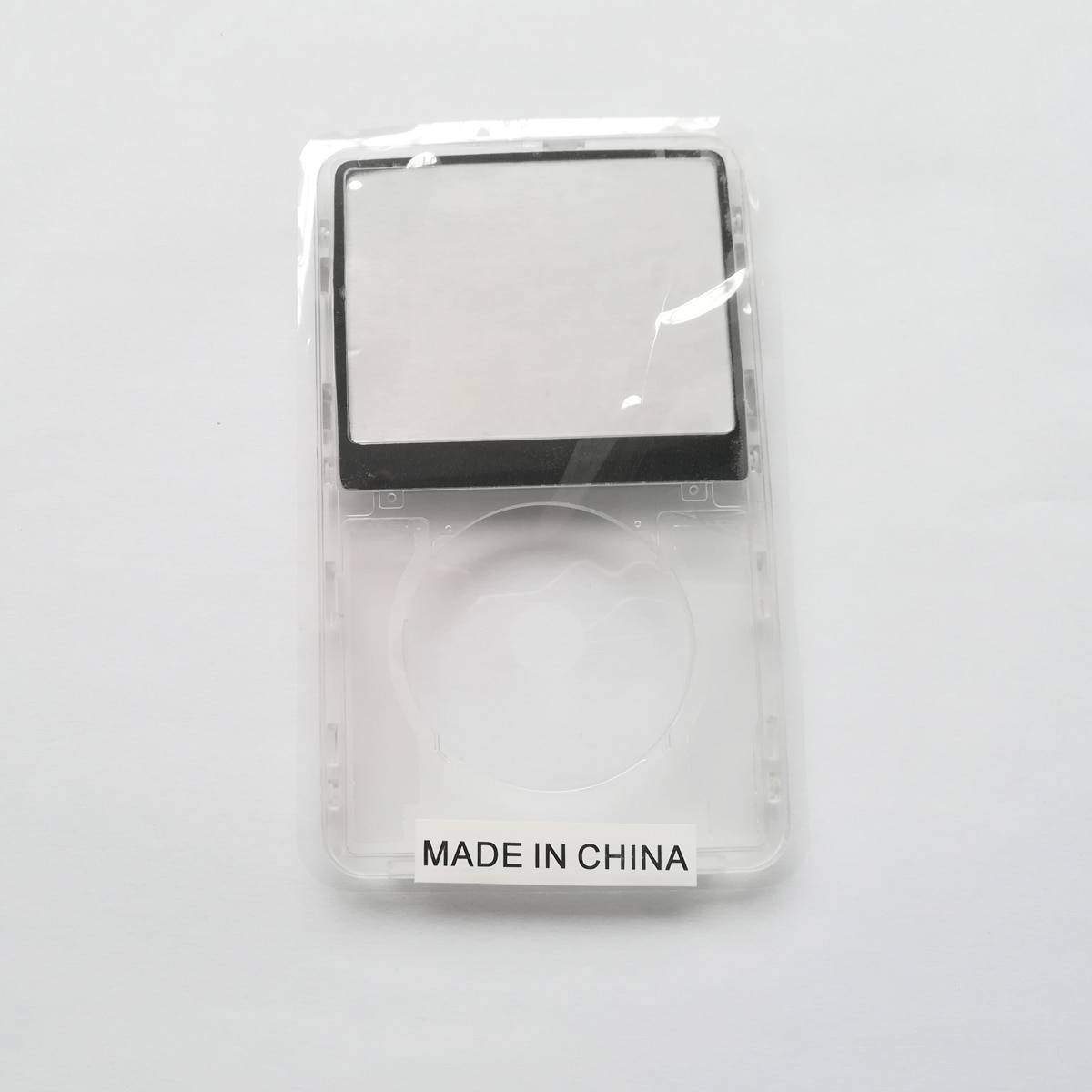 Couvercle de boîtier avant en plastique pour iPod 5th Gen Video 30 GB 60 GB 80 GB pour iPod Video A1136: Transparent