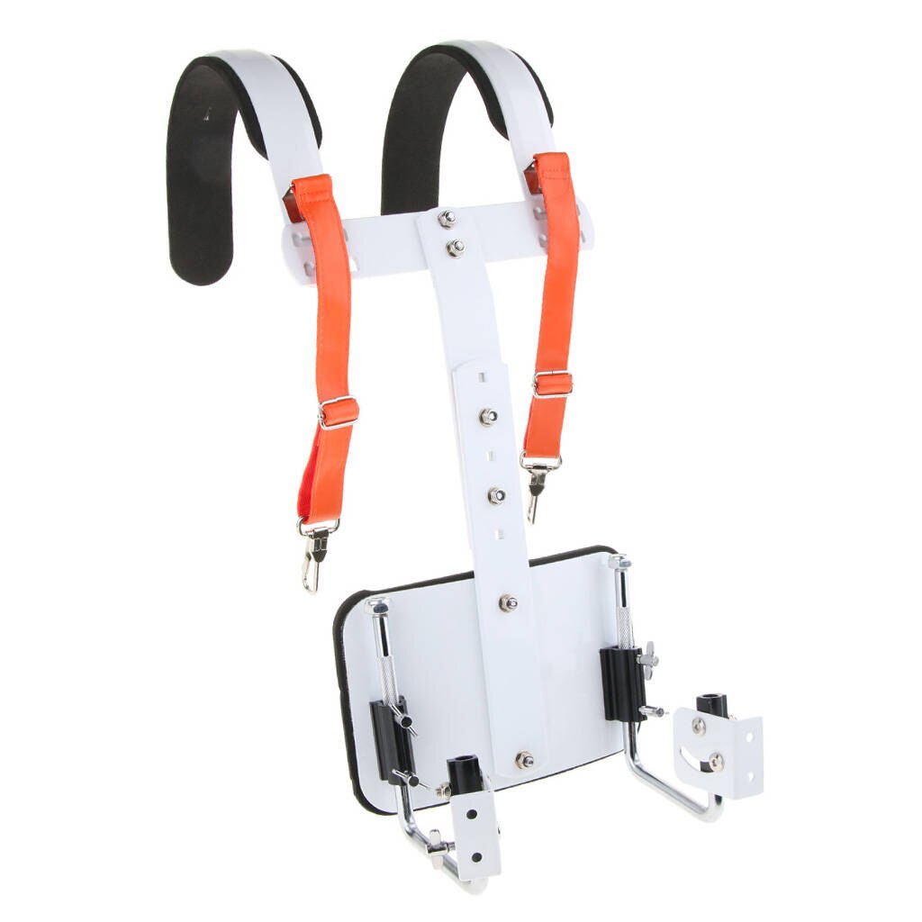 Accessoire de Percussion blanc, porte-caisse de caisse claire, grosse caisse, épaule