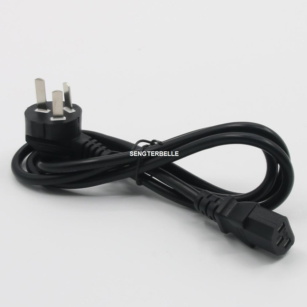 1PC AU Plug Computer Power Cable Extension Cord Household appliances Cable IEC C13 2000W Power Supply Cable