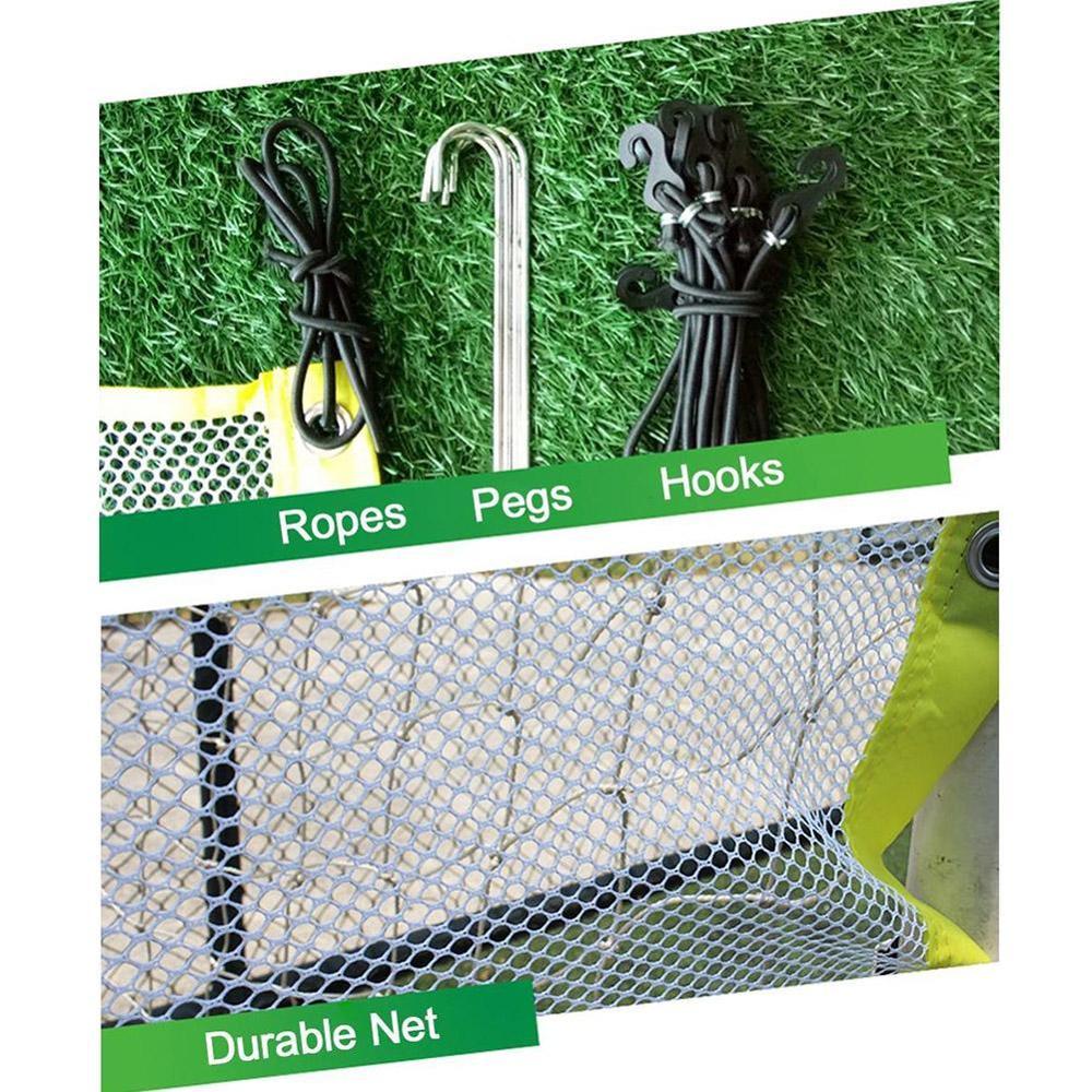 Outdoor Pro Precision Training Football Soccer Target Trainer Adjustable Practice Ball Net Belt Goal Football Shot Prac J4N4