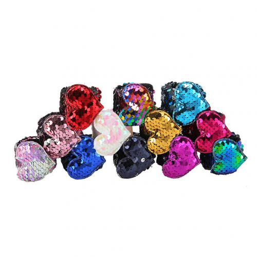 12 sztuk dzieci gwiazda z cekinami w kształcie serca opaska odblaskowa nadgarstek pasek na rękę impreza dobrodziejstw zabawki edukacyjne dla dzieci dla dzieci prezenty