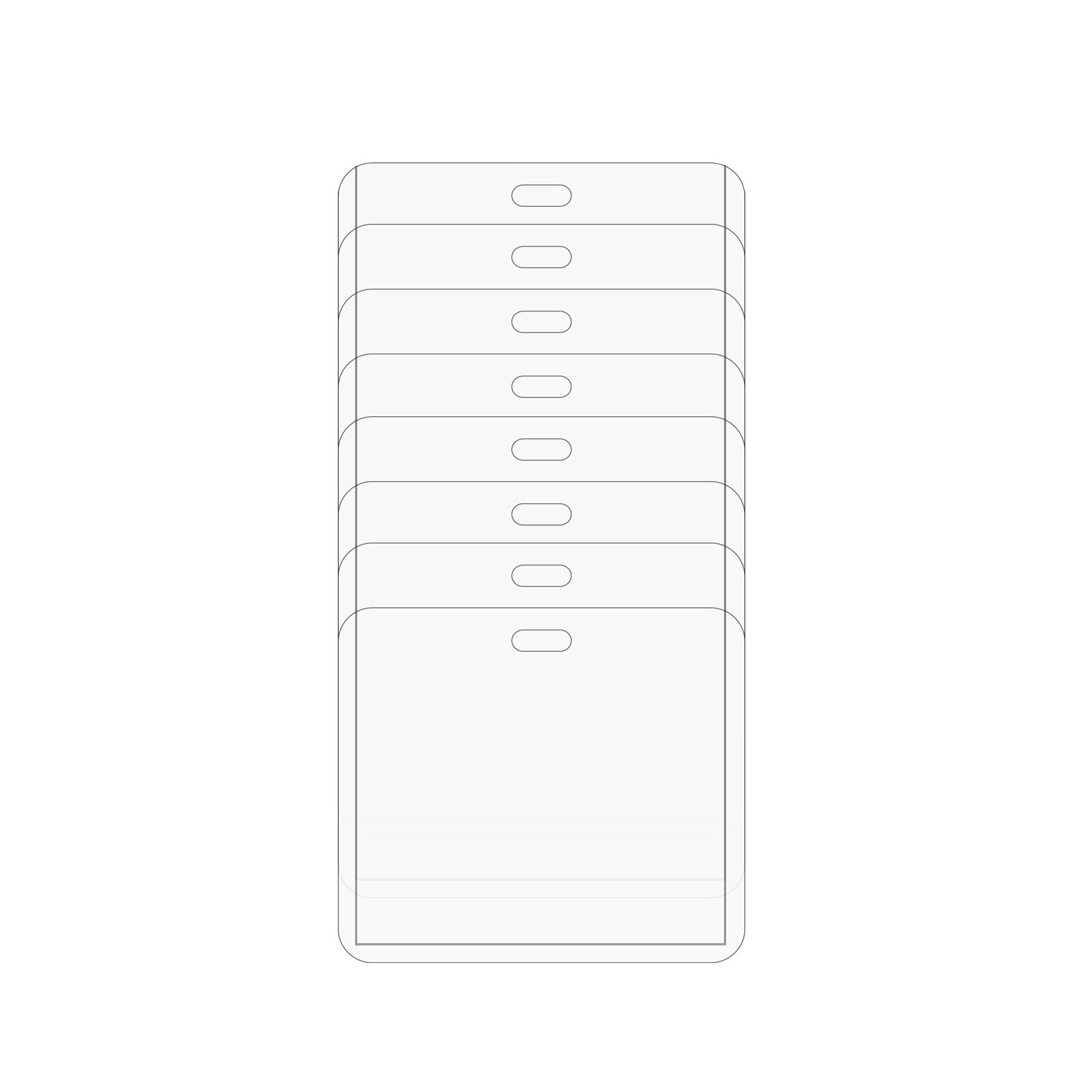 2pcs Health Card Vaccine Card Protective Case Waterproof PVC Soft Card Case Protector Holder Note Holder For Printable Document