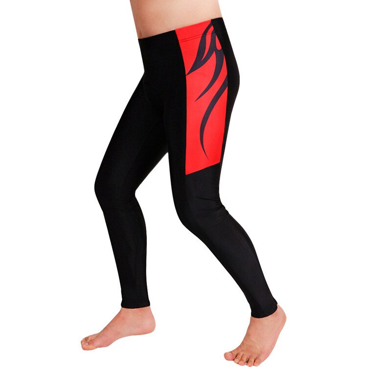 Wosawe lycra fiets motorbroek ademend gel gevoerde fietsbroeken leggings fietsbroeken mtb mountainbike broek: Rood / S