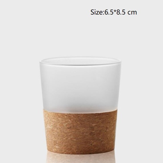 Glas vandkande kande kande karaffel til juice kork prop stor kapacitet varmebestandig kold elkedel husholdnings boble tekande sæt: Frostet kop