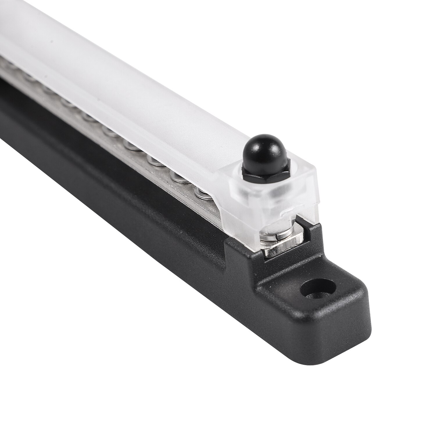 12 Terminal 130A/150A BusBar Block&Cover for Car Boat Marine Power Distribution Terminal Block M4/12 Screwsa+M6/2 Studs