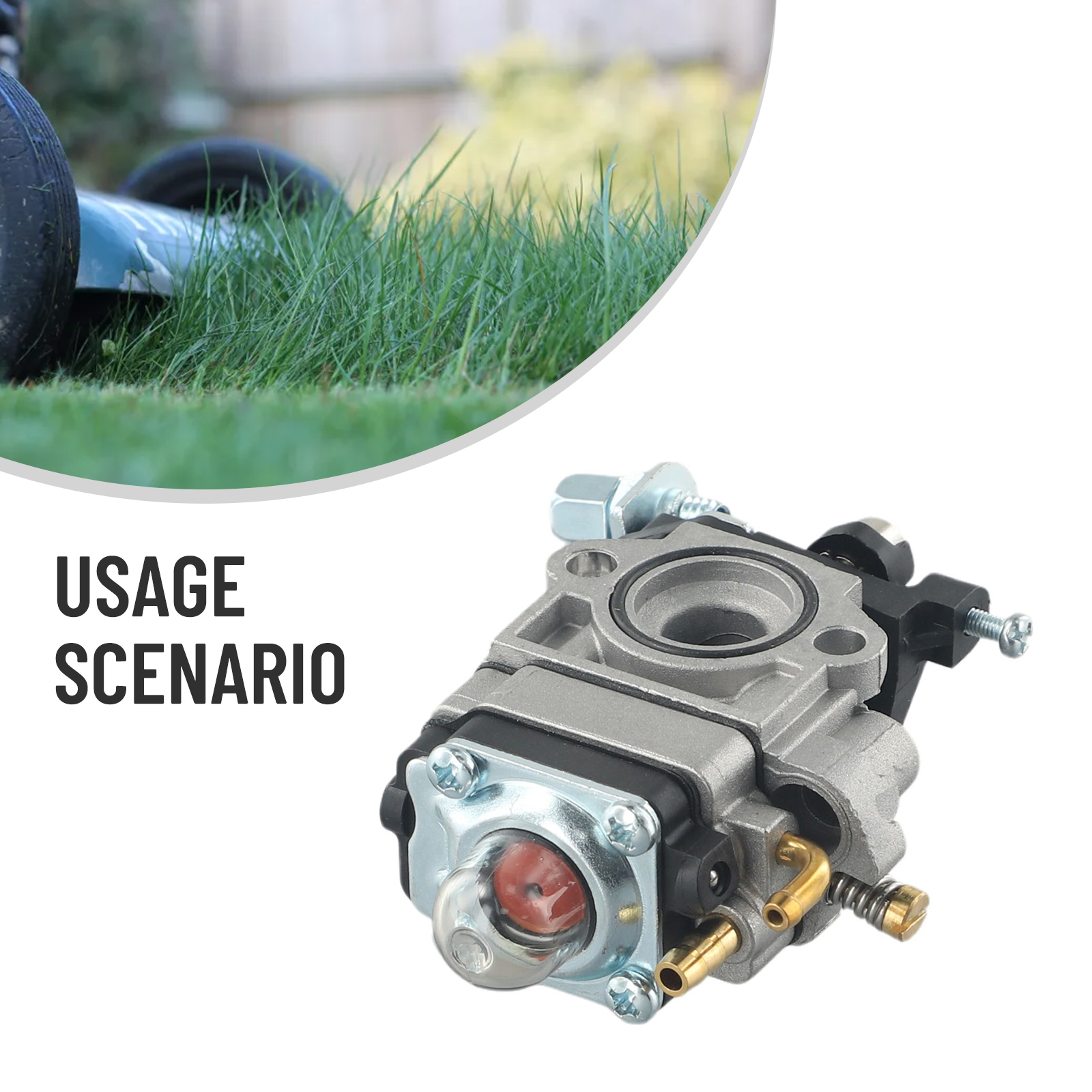 Carburador para 22cc 26cc 33cc 34cc 36cc, carburador de 2 tiempos para 32F/34F/36F/TU26, modelo de motor, herramientas para césped de jardín