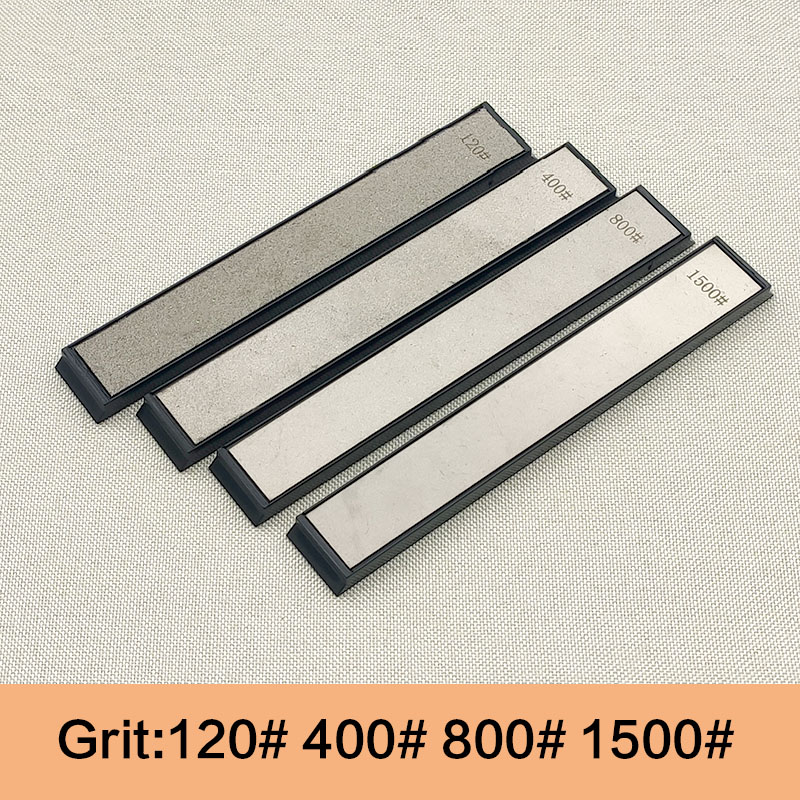 Piedra de afilar RUIXIN de , afilador de cuchillos, herramientas, sistema de piedra de aceite y agua con cajas: 4pcs-A