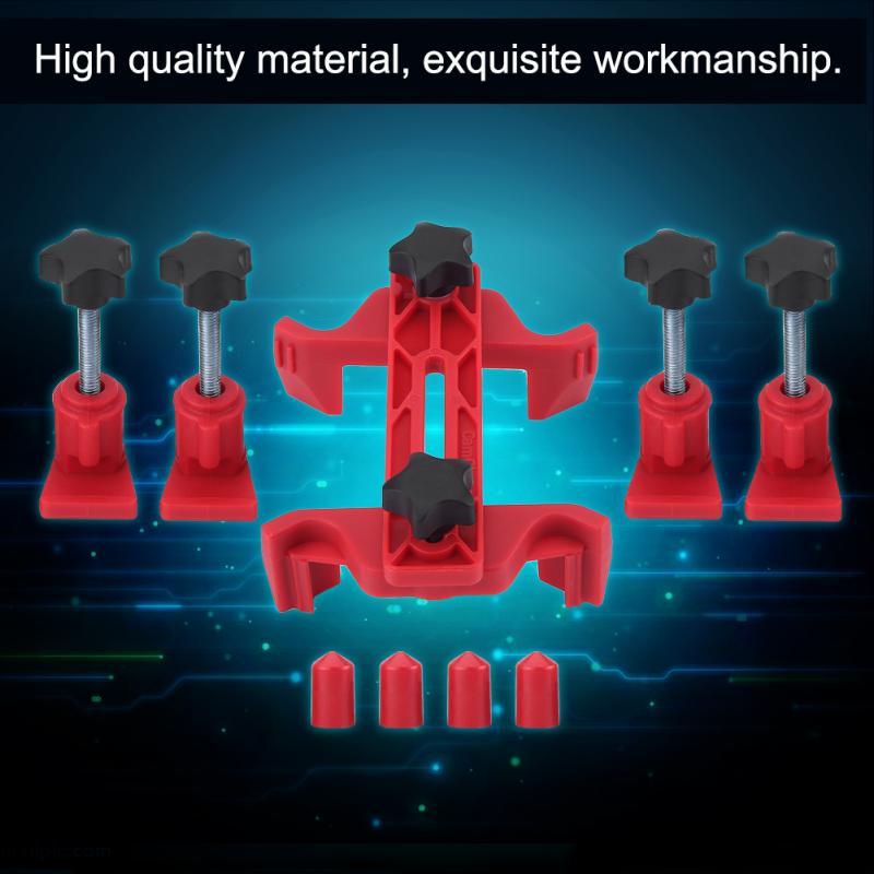9pcs Car Engine Timing Locking Dual Cam Clamp Camshaft Engine Timing Sprocket Gear Locking Tool Kit