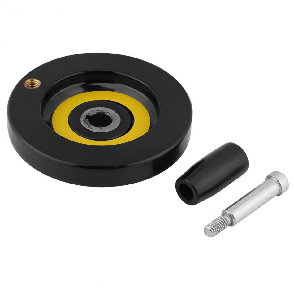 1 pcs Revolving Handle Hand Wheel Lathe Milling Machine Rear Ripple Hand Wheel 63mm 80mm 125mm 160mm 200mm With Revolving Handle